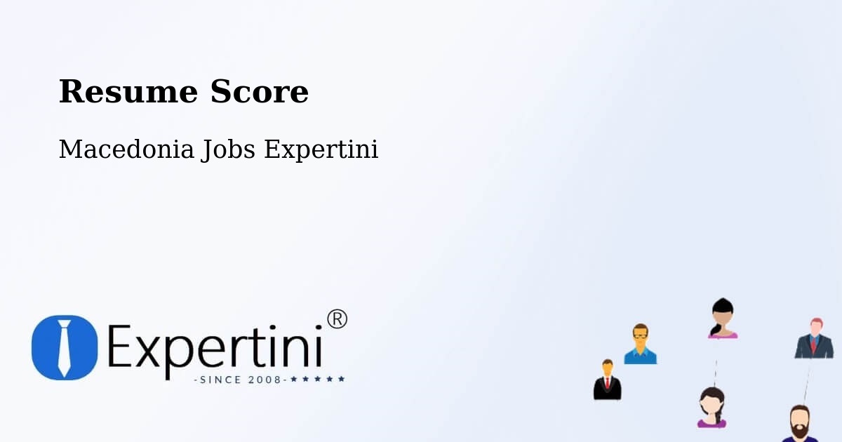 Resume Score & Job Description Match Tool – Gradec - Macedonia Jobs Expertini